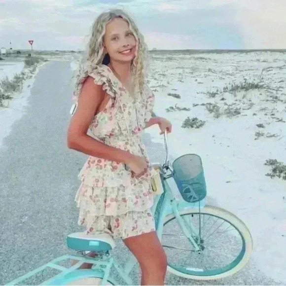 LOVE THE LABEL ANTHROPOLOGIE INES TIERED RUFFLE MINI DRESS Size M - Picture 3 of 6